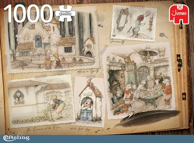 Jumbo 18874 Legpuzzel Efteling Anton-Pieck 1000pcs 5 Jumbo 18874 Legpuzzel Efteling Anton-Pieck 1000pcs - Afbeelding 3