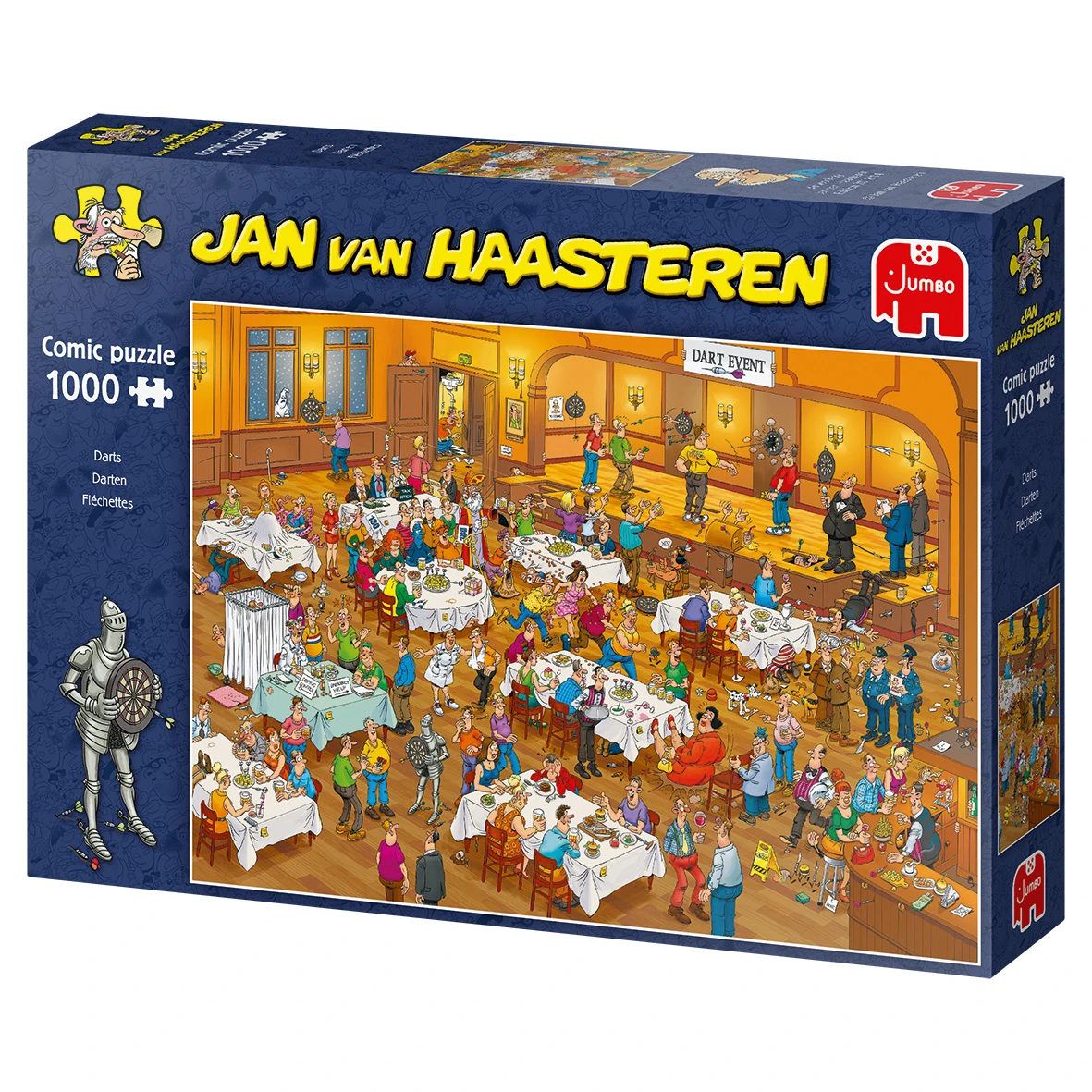 Jumbo 19076 Puzzel Jan-van-Haasteren Darts Darten 7 Jumbo 19076 Puzzel Jan-van-Haasteren Darts Darten - Afbeelding 5
