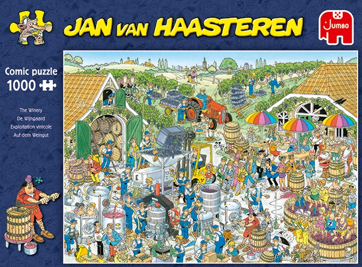 Jumbo 19095 Puzzel Jan-van-Haasteren De-Wijngaard 8 Jumbo 19095 Puzzel Jan-van-Haasteren De-Wijngaard - Afbeelding 6