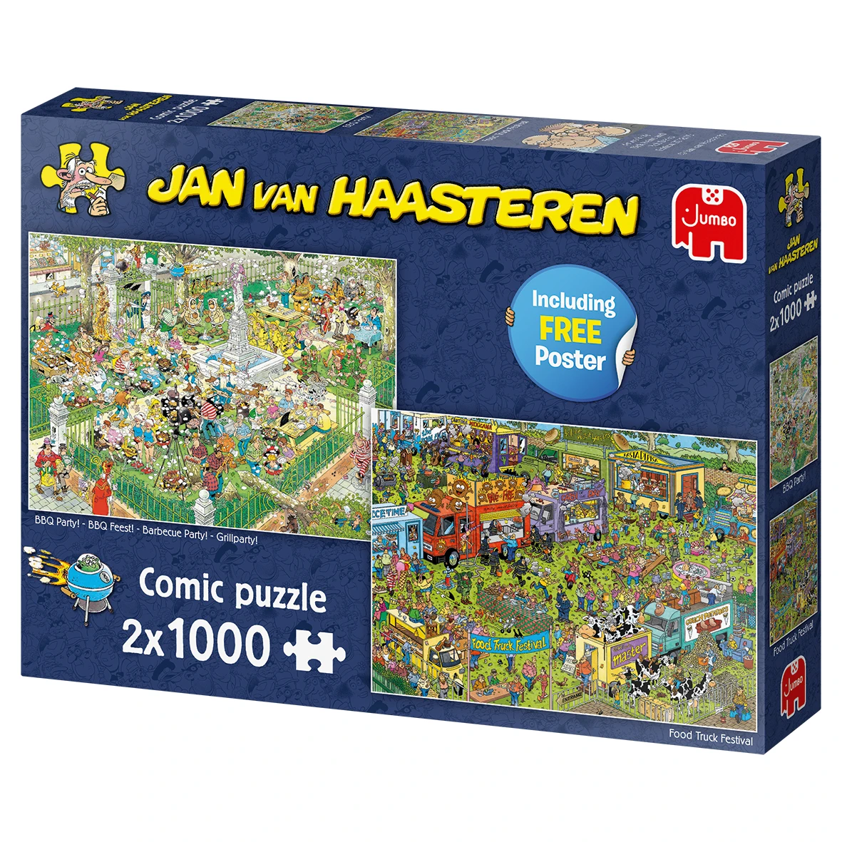 Jumbo 19099 Puzzel JanvanHaasteren FoodTruck Festival+BBQ Party 2×1000 8 Jumbo 19099 Puzzel JanvanHaasteren FoodTruck Festival+BBQ Party 2×1000 - Afbeelding 6