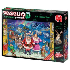 Jumbo 25003 Wasgij Legpuzzel Christmas-17 Elfinspectie 2×1000 Pcs -Beste Speelgoed Winkel 92139995 7056963181