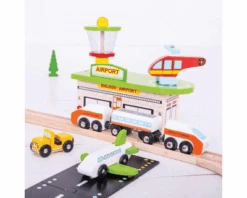 BigJigs BJT018 Houten Trein 124-delige Treinset Transport -Beste Speelgoed Winkel BJT018 bigjigs houten trein houten treinbaan transportset 1.png 4 1