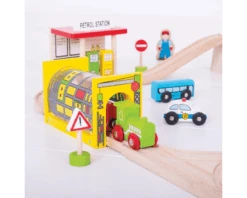 BigJigs BJT018 Houten Trein 124-delige Treinset Transport -Beste Speelgoed Winkel BJT018 bigjigs houten trein houten treinbaan transportset.png 2