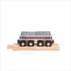 BigJigs BJT408 Rail Wagon Kolentransport Houten Trein -Beste Speelgoed Winkel BigJigs BJT408 Kolen Wagon