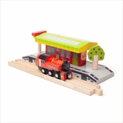 BigJigs BJT493 Houten Locomotief Ivatt Houten Trein -Beste Speelgoed Winkel BigJigs BJT493 locomotief Ivatt 4
