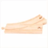 BigJigs BJT107-2 Houten Railstuk Wissel (los) -Beste Speelgoed Winkel BigJigs bjt107 2 rails gebogen punt
