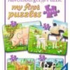 My First Puzzles Boerderijdieren – Puzzel Ravensburger 2-4-6-8 Stukjes -Beste Speelgoed Winkel Boerderijdieren puzzel ravensburger