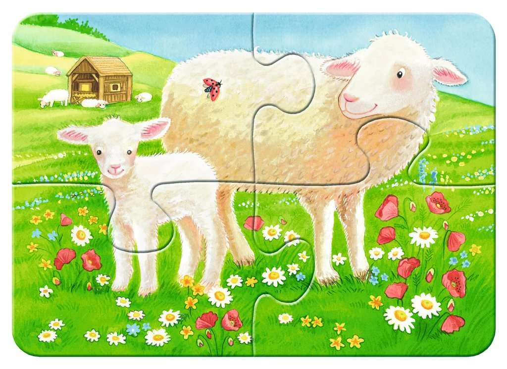 My First Puzzles Boerderijdieren – Puzzel Ravensburger 2-4-6-8 Stukjes 5 My First Puzzles Boerderijdieren – Puzzel Ravensburger 2-4-6-8 Stukjes - Afbeelding 3
