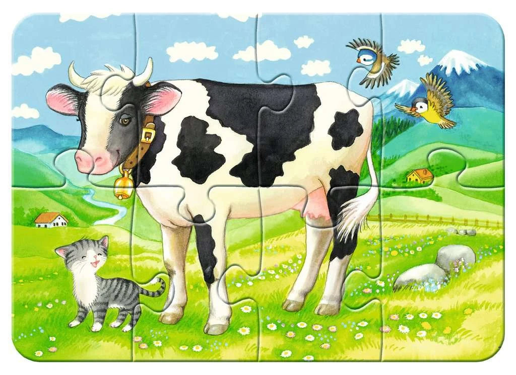 My First Puzzles Boerderijdieren – Puzzel Ravensburger 2-4-6-8 Stukjes 7 My First Puzzles Boerderijdieren – Puzzel Ravensburger 2-4-6-8 Stukjes - Afbeelding 5