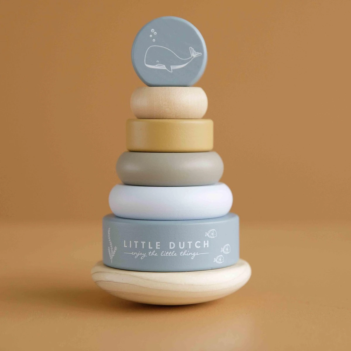 Little Dutch LD7013 Houten Tuimelstapelaar Ocean 9 Little Dutch LD7013 Houten Tuimelstapelaar Ocean - Afbeelding 7