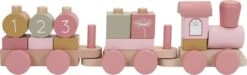 Little Dutch LD8035 Houten Blokkentrein Flowers FSC -Beste Speelgoed Winkel LD8035 little dutch blokkentrein flowers 5