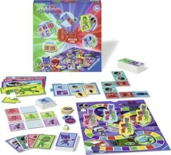 Spellendoos PJ Masks 6in1 Ravensburger 7 Spellendoos PJ Masks 6in1 Ravensburger -Beste Speelgoed Winkel PJ Masks 6 in 1 spellen ravenmsburger 1
