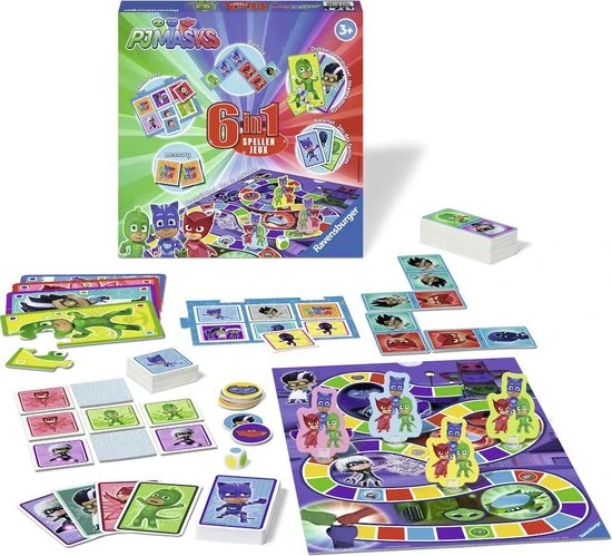 Spellendoos PJ Masks 6in1 Ravensburger 5 Spellendoos PJ Masks 6in1 Ravensburger - Afbeelding 3