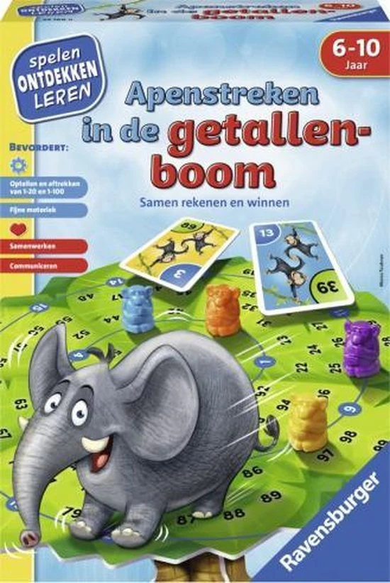 Apenstreken In De Getallenboom Kinderspel Ravensburger Spellen 3 Apenstreken In De Getallenboom Kinderspel Ravensburger Spellen