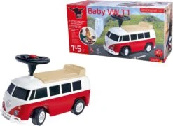 Big Baby VW T1 Red Loopauto Bobby Car 13 Big Baby VW T1 Red Loopauto Bobby Car -Beste Speelgoed Winkel big loopauto baby vw t1 rood