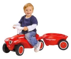 Big New Bobby Car Trailer Aanhanger Loopauto -Beste Speelgoed Winkel big new bobby car trailer red loopauto 2