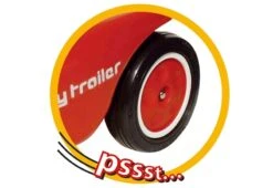 Big New Bobby Car Trailer Aanhanger Loopauto -Beste Speelgoed Winkel big new bobby car trailer red loopauto 4