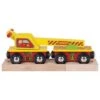 BigJigs BJT416 Rail Wagon Kraantransport Houten Trein -Beste Speelgoed Winkel bigjigs bjt416 wagon kraantransport