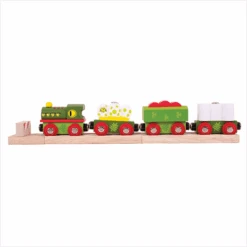BigJigs BJT465 Houten Trein Dinosaurus