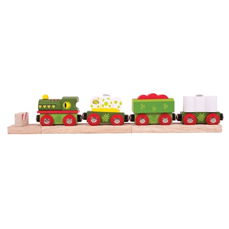 BigJigs BJT465 Houten Trein Dinosaurus 3 BigJigs BJT465 Houten Trein Dinosaurus