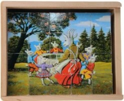 Blokpuzzel “Sprookjes” -Beste Speelgoed Winkel blokpuzzel sprookjes goki 57877 1 1