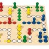 Goki Houten Bordspel Ludo XXL Mens Erger Je Niet -Beste Speelgoed Winkel bordspel ludo xxl goki 56033