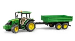 Bruder 2108 Tractor John-Deere 5115M Met Aanhanger -Beste Speelgoed Winkel bruder 02108 tractor john deere 5115m met trailer scaled 1