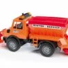 Bruder 2572 Strooiwagen MB Unimog Met Sneeuwploeg -Beste Speelgoed Winkel bruder 02572 strooiwagen