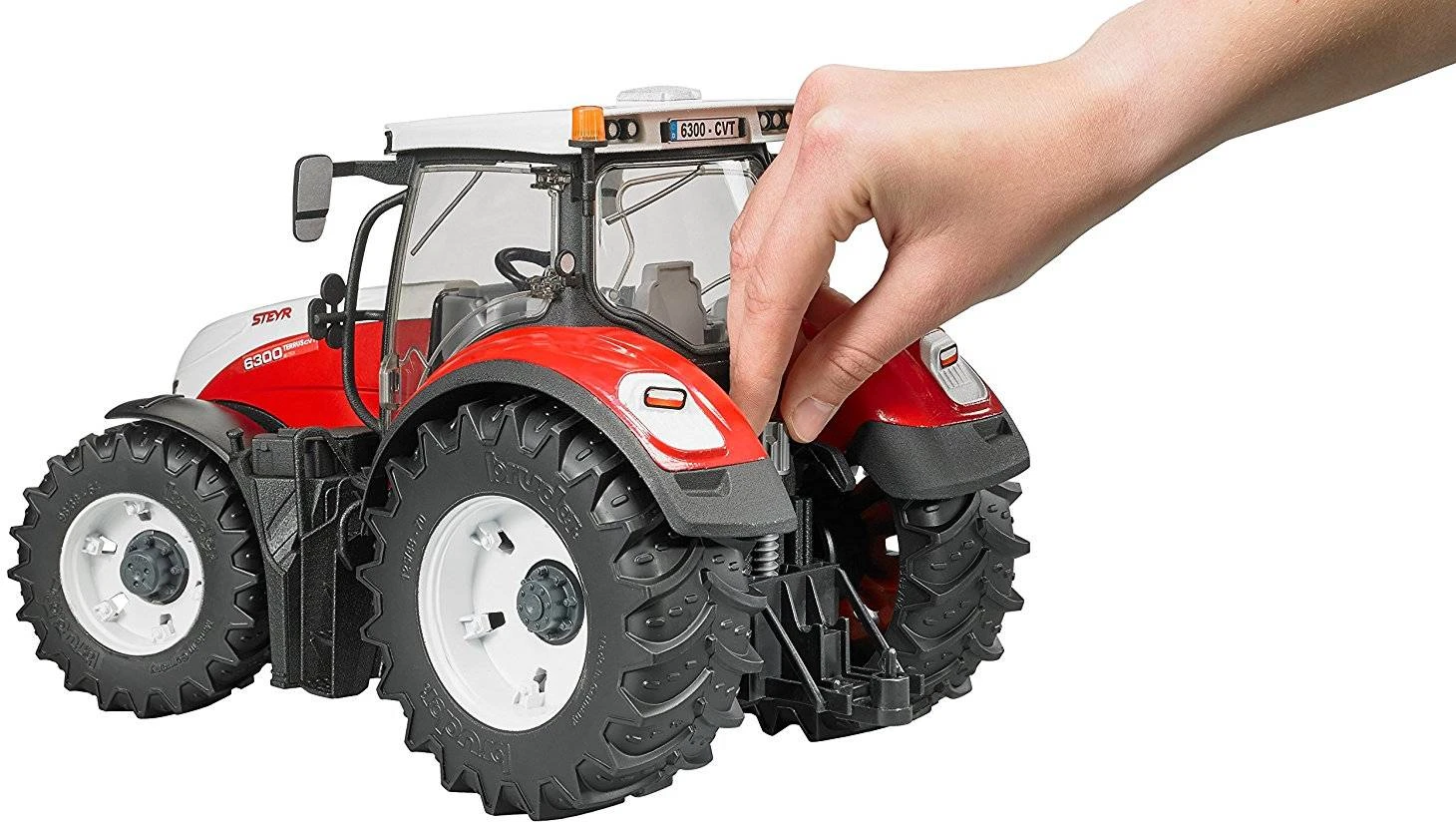 Bruder 03181 Tractor Steyr 6300-Terrus Met Voorlader 5 Bruder 03181 Tractor Steyr 6300-Terrus Met Voorlader - Afbeelding 3