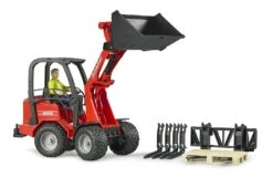 Bruder 2191 Miniloader Schäffer Minishovel+acc -Beste Speelgoed Winkel bruder 2191 schafer 2034 minishovel met accessoires 1 1