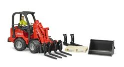 Bruder 2191 Miniloader Schäffer Minishovel+acc -Beste Speelgoed Winkel bruder 2191 schafer 2034 minishovel met accessoires 2