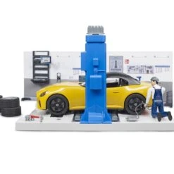 Bruder 62110 Autowerkplaats-met-roadster -Beste Speelgoed Winkel bruder 62110 autowerkplaats met roadster 2