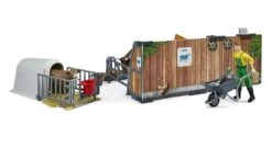Bruder 62611 Koe- En Kalverstal Met Boer -Beste Speelgoed Winkel bruder 62611 koe en kalverstal met boer 4