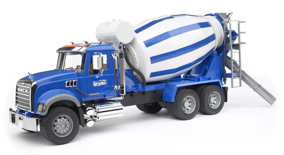 Bruder 2814 Betonmixer Mack-Granite Betonwagen 4 Bruder 2814 Betonmixer Mack-Granite Betonwagen - Afbeelding 2