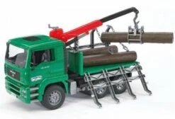 Bruder 2769 Houttransport Vrachtwagen MAN Met Kraan
