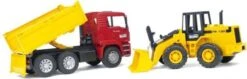 Bruder 2752 Kipper Vrachtwagen MAN TGA Met Shovel Fiat FR 130 -Beste Speelgoed Winkel bruder kipwagen man tga met shovel fiat fr 130 1 1