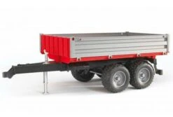 Bruder 2019 Tandemasser Kipwagen Rood/grijs