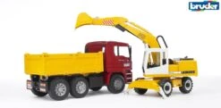 Bruder 2751 Kipper Vrachtwagen MAN TGA Met Liebherr Hydr Wielkraan -Beste Speelgoed Winkel bruder 2751 man vrachtwagen kipperauto zandauto met liebherr wielkraan 2426 3