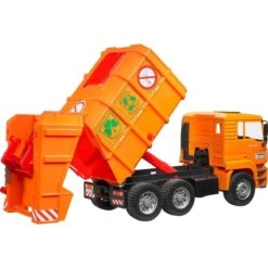 Bruder 2760 Vuilniswagen Vrachtauto MAN TGA Incl 2x Kliko -Beste Speelgoed Winkel bruder 2760 vuilnisauto man vuilniswagen 2 x kliko 1