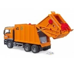 Bruder 3760 Vuilniswagen Vrachtauto MAN TGS 26-500 8 Bruder 3760 Vuilniswagen Vrachtauto MAN TGS 26-500 -Beste Speelgoed Winkel bruder bruder 3760 man tgs vuilnisauto oranje vuilniswagen 1 1