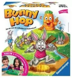 Bunny Hop Kinderspel Ravensburger Spellen -Beste Speelgoed Winkel bunny hop ravensburger kinderspel 222261 1