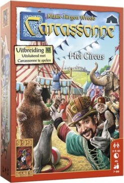 Carcassonne Uitbreiding Het Circus – Bordspel -Beste Speelgoed Winkel carcassonne uitbreiding het circus 1