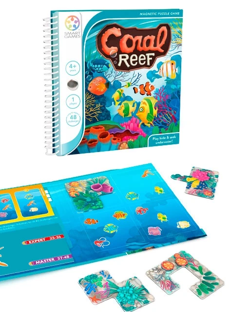 Coral Reef – Magnetisch Reisspel Van Smart 8 Coral Reef – Magnetisch Reisspel Van Smart - Afbeelding 6