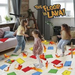 De Vloer Is Lava Doe-spel Kinderspel Goliath -Beste Speelgoed Winkel de vloer is lava kinderspel doe spel gotiath inter actief spel 2