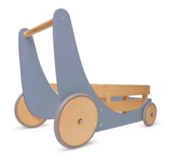 Kinderfeets Cargo Walker Duwkar En Speelgoedkist In 1. -Beste Speelgoed Winkel duwkar kinderfeets cargo walker blauw 3