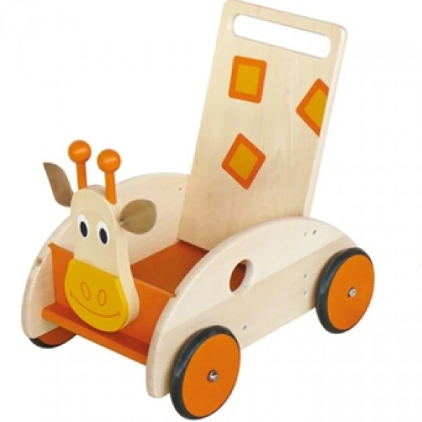 Duwkar – Loopwagen Scratch Giraffe