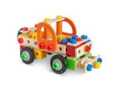 Eichhorn 3in1 Constructor 155-dlg Houten Constructie-speelgoed -Beste Speelgoed Winkel eichhorn 4 in 1 constructor ladderwagen takelwagen 170dlg 3