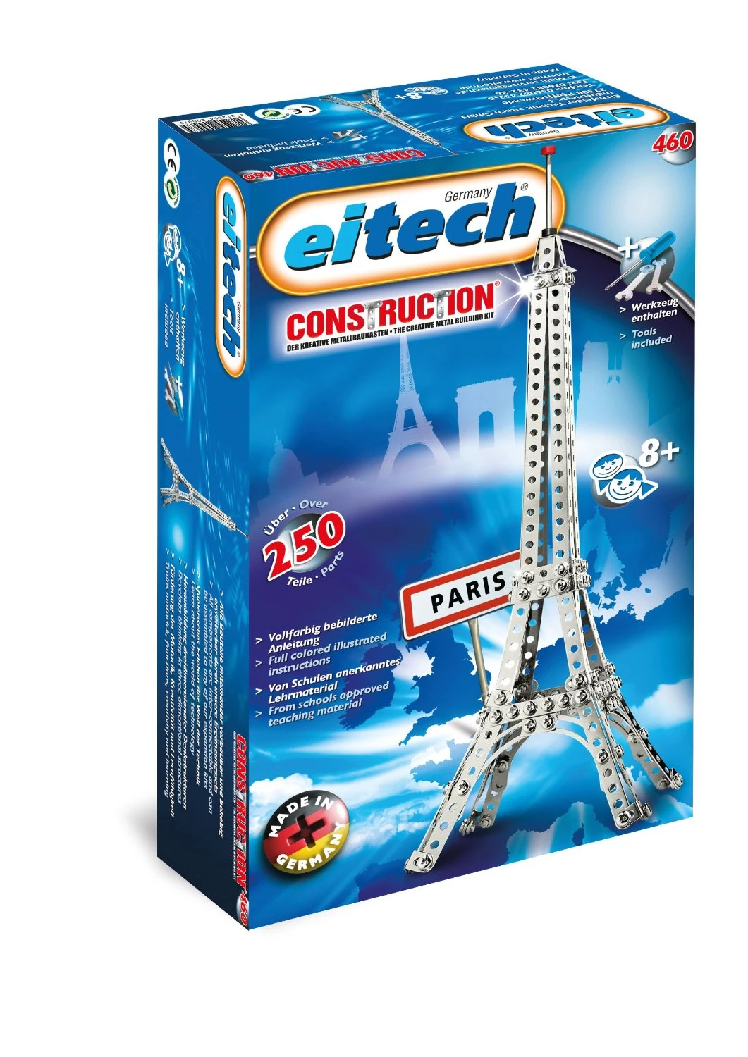 Eitech C460 Eiffeltoren Constructie Speelgoed 4 Eitech C460 Eiffeltoren Constructie Speelgoed - Afbeelding 2