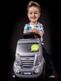 Ferbedo Truck Ride-On Silver-metallic Loopauto -Beste Speelgoed Winkel ferbedo looptruck zilver 3