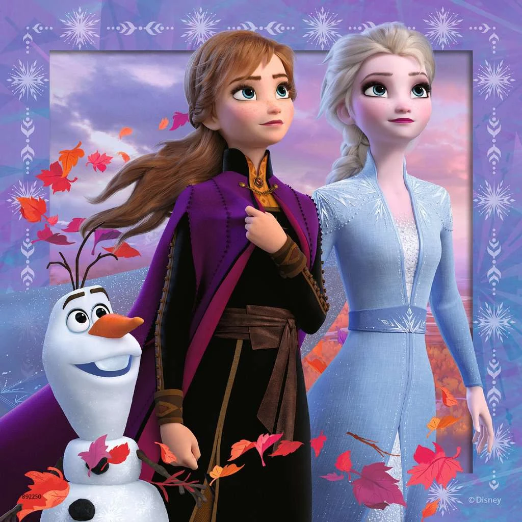 Frozen II De Reis Begint Puzzelbox Ravensburger 3×49 Stukjes 4 Frozen II De Reis Begint Puzzelbox Ravensburger 3×49 Stukjes - Afbeelding 2